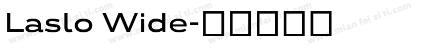 Laslo Wide字体转换